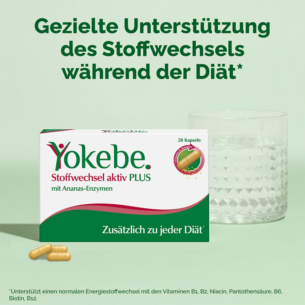 YOKEBE Stoffwechsel aktiv Plus NF2 Kapseln DE