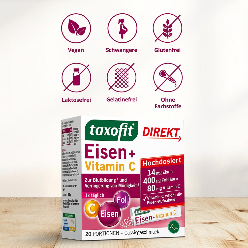 TAXOFIT Eisen+Vitamin C Direkt Granulat