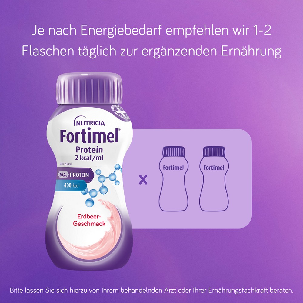 FORTIMEL Protein 2 kcal Erdbeergeschm.Trinknahrung