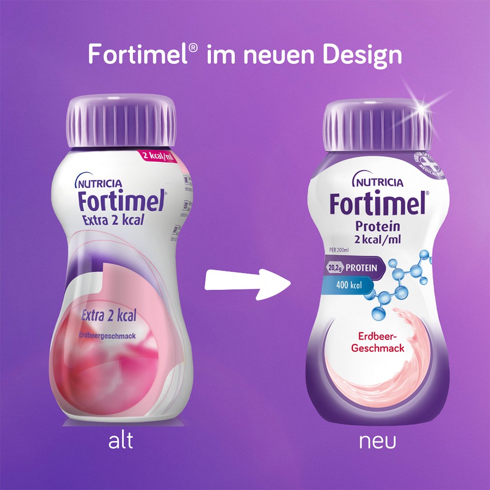 FORTIMEL Protein 2 kcal Erdbeergeschm.Trinknahrung