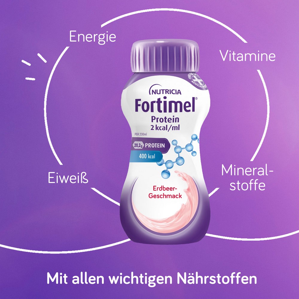 FORTIMEL Protein 2 kcal Erdbeergeschm.Trinknahrung