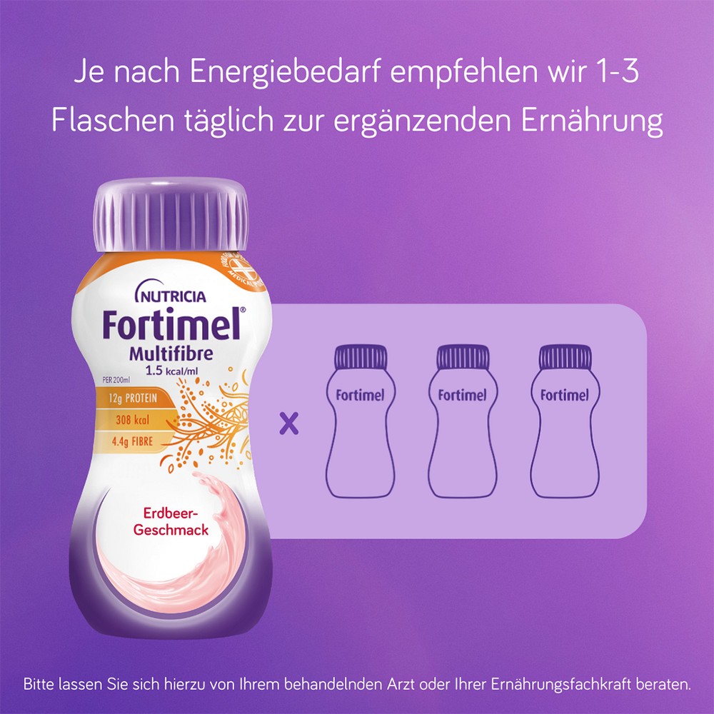 FORTIMEL Multifibre 1.5 kcal Erdbeergeschmack FORTIMEL Multifibre 1.5 kcal Erdbeergeschmack
