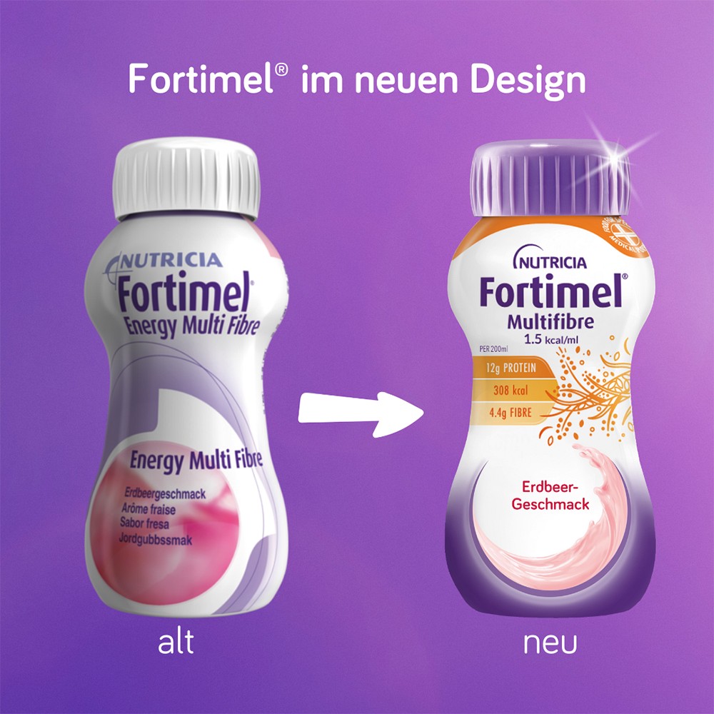 FORTIMEL Multifibre 1.5 kcal Erdbeergeschmack FORTIMEL Multifibre 1.5 kcal Erdbeergeschmack