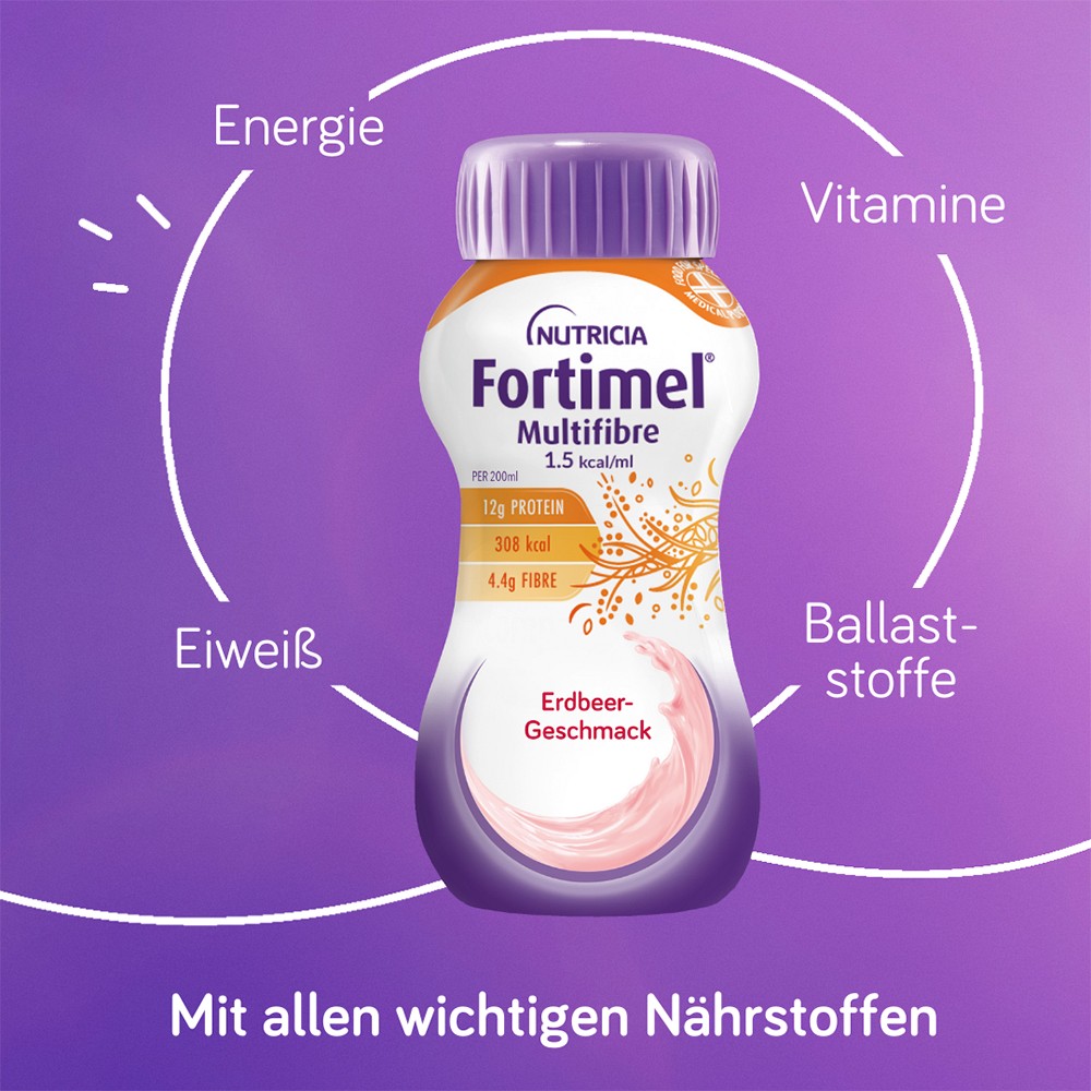 FORTIMEL Multifibre 1.5 kcal Erdbeergeschmack FORTIMEL Multifibre 1.5 kcal Erdbeergeschmack