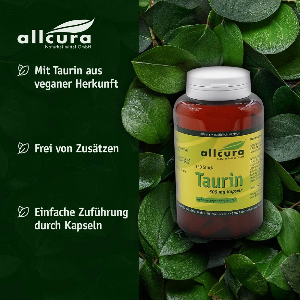 TAURIN 500 mg Kapseln