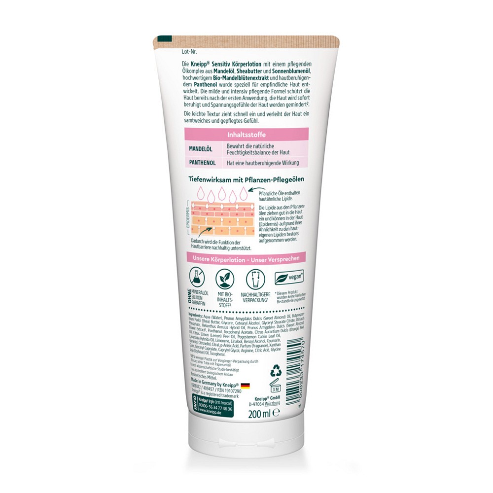 KNEIPP Sensitiv Körperlotion Mandelblüte
