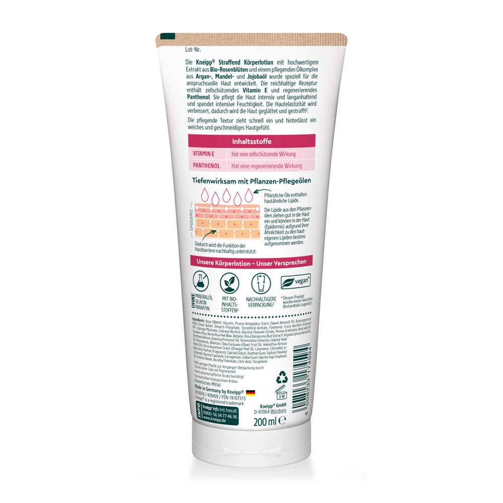 KNEIPP Straffend Körperlotion Rosenblüten