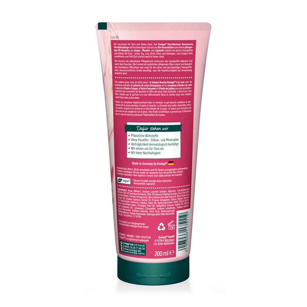 KNEIPP Duschbalsam Rosenzarte Verwöhnpflege