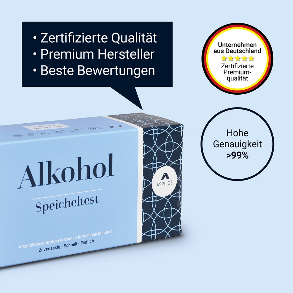 ASPILOS Selbsttest Alkohol Speichel ASPILOS Selbsttest Alkohol Speichel