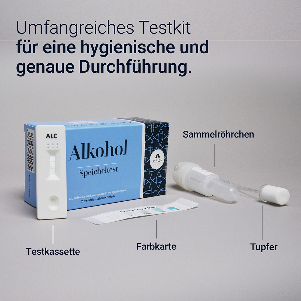 ASPILOS Selbsttest Alkohol Speichel ASPILOS Selbsttest Alkohol Speichel