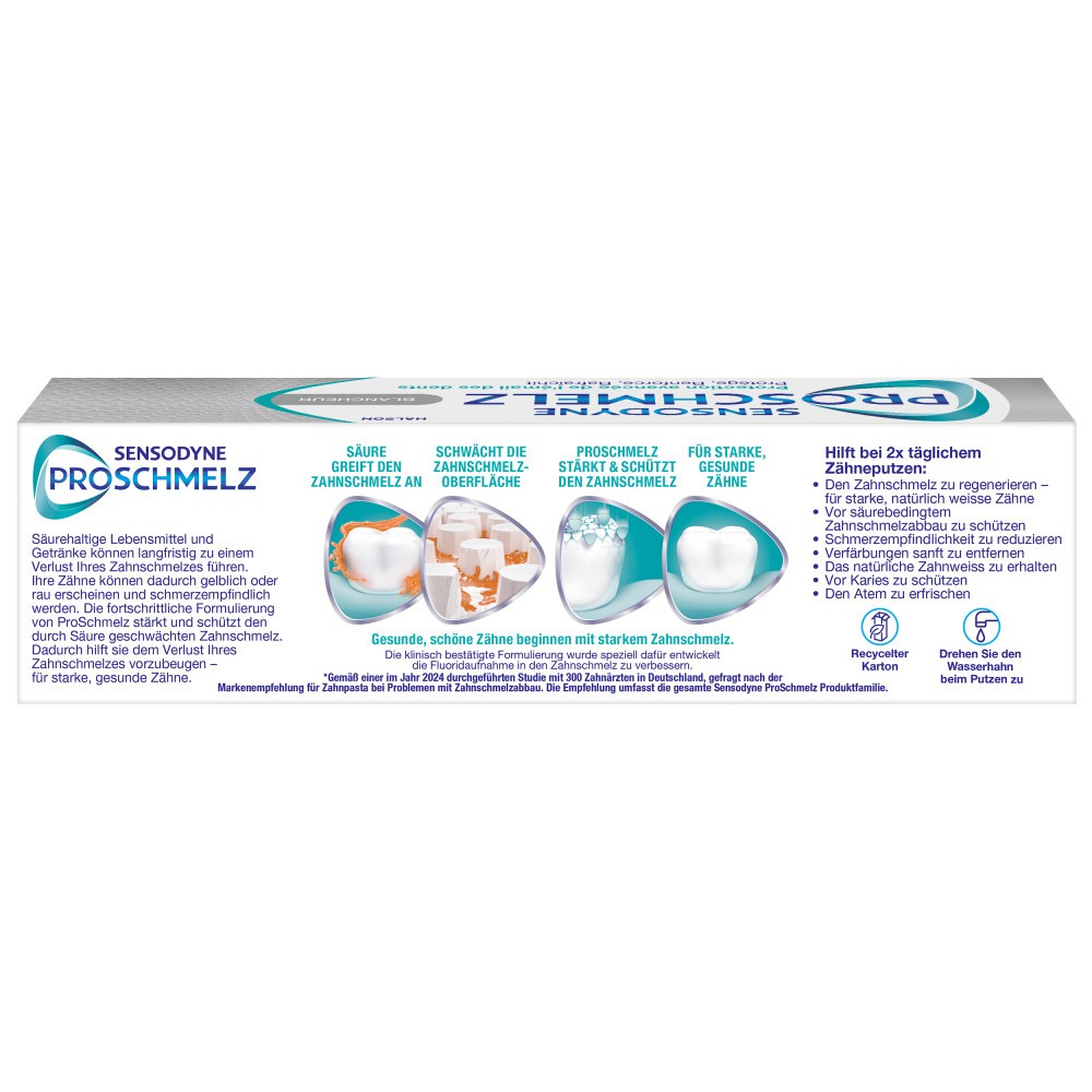 SENSODYNE ProSchmelz sanft weiß Zahnpasta