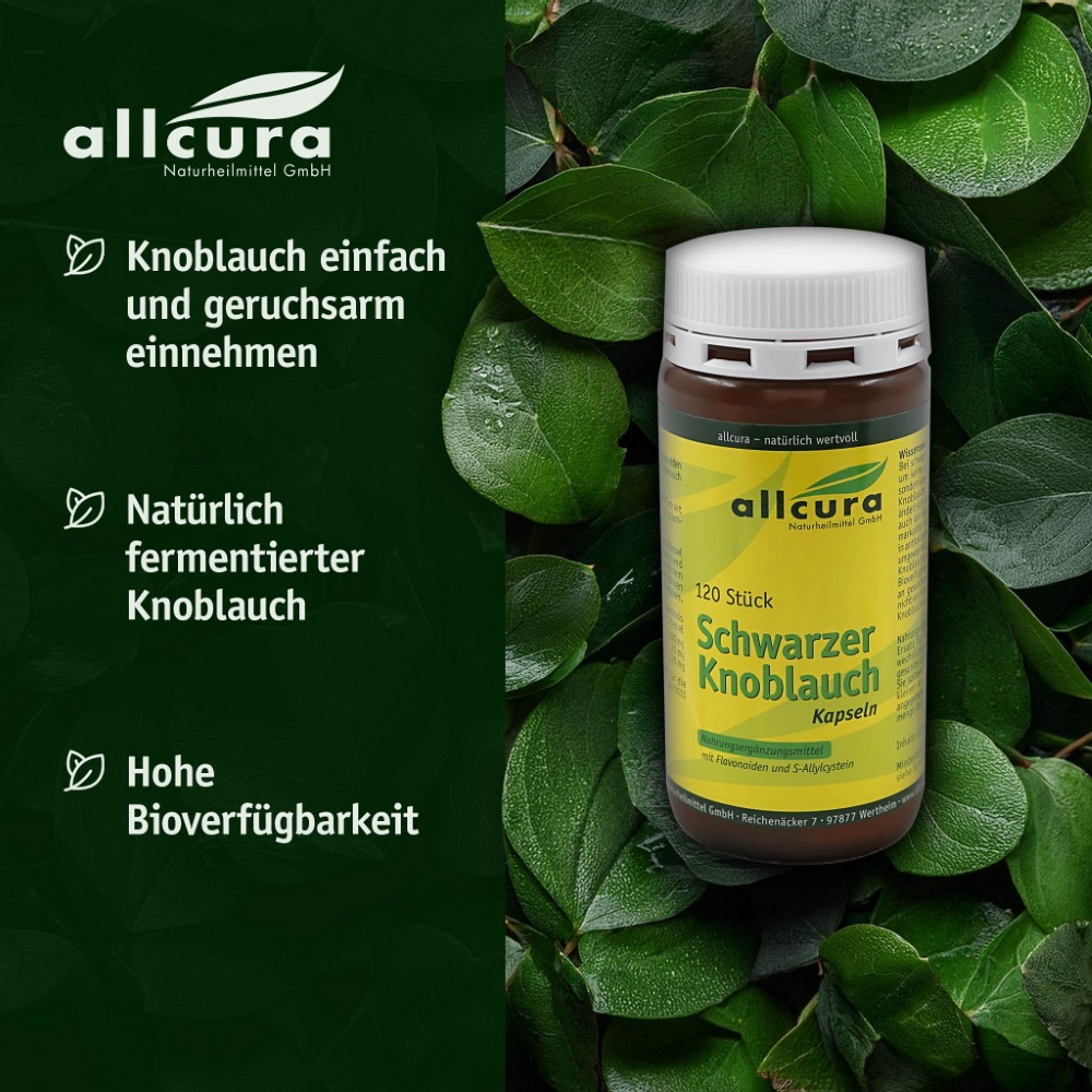 SCHWARZER KNOBLAUCH Kapseln