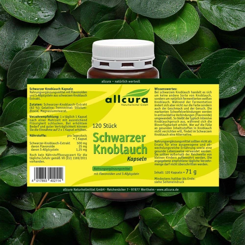SCHWARZER KNOBLAUCH Kapseln