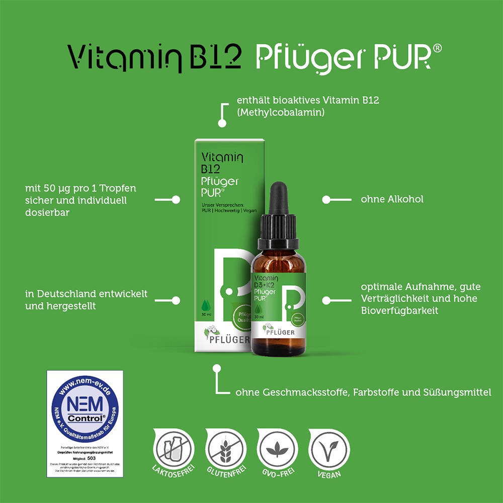 VITAMIN B12 PFLÜGER PUR 50 µg Tropfen