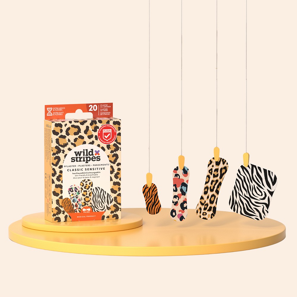WILD STRIPES Pflaster Classic sensitiv Animal INT