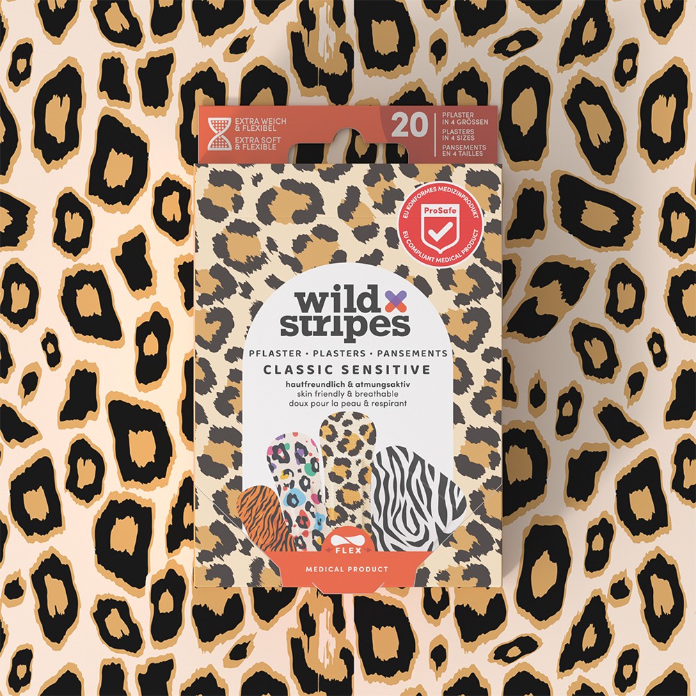 WILD STRIPES Pflaster Classic sensitiv Animal INT