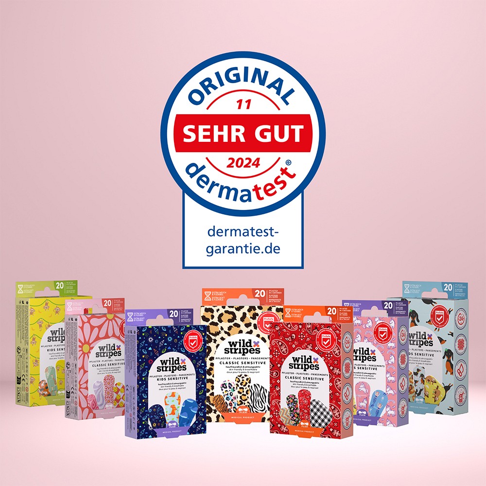 WILD STRIPES Pflaster Classic sensitiv Fashion INT