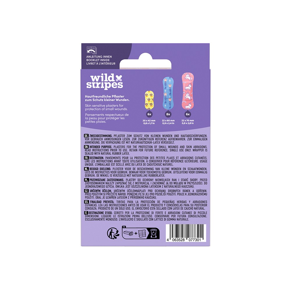 WILD STRIPES Pflaster Kids sensitiv Fantasy INT