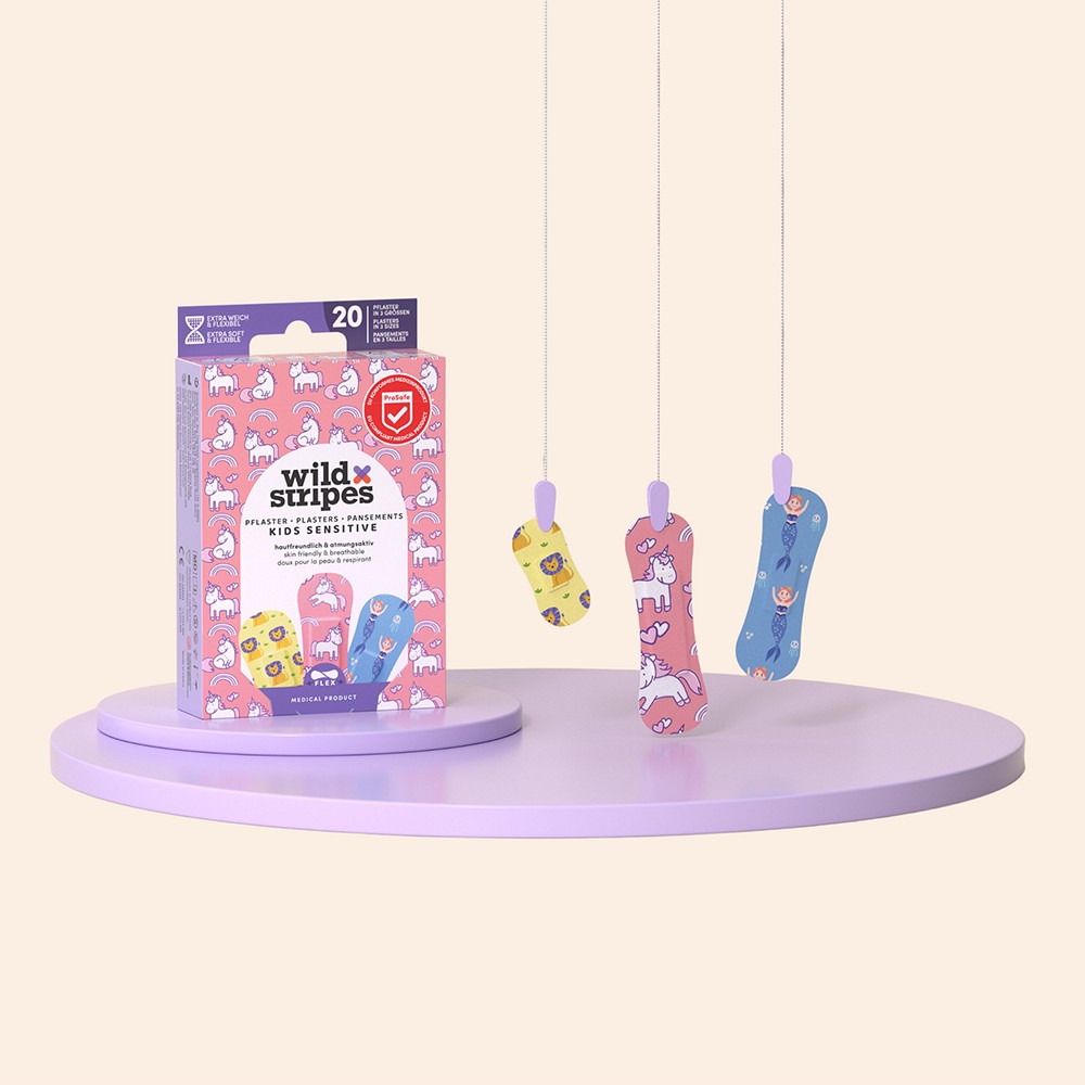 WILD STRIPES Pflaster Kids sensitiv Fantasy INT