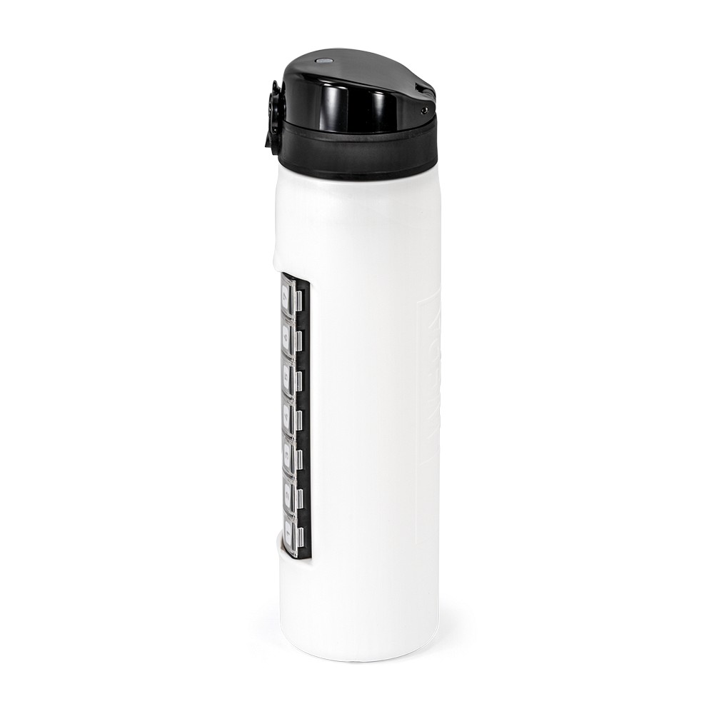 WEPA 2in1 Trinkflasche mit 1x7 Dosierer weiß