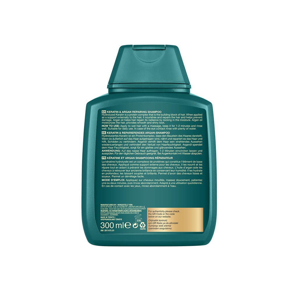 BIOXCIN reparierendes Shampoo Keratin & Argan