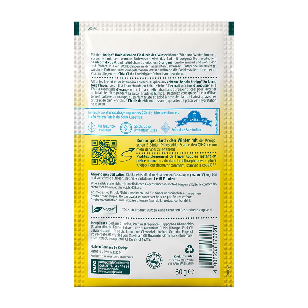 KNEIPP Badekristalle Fit durch den Winter