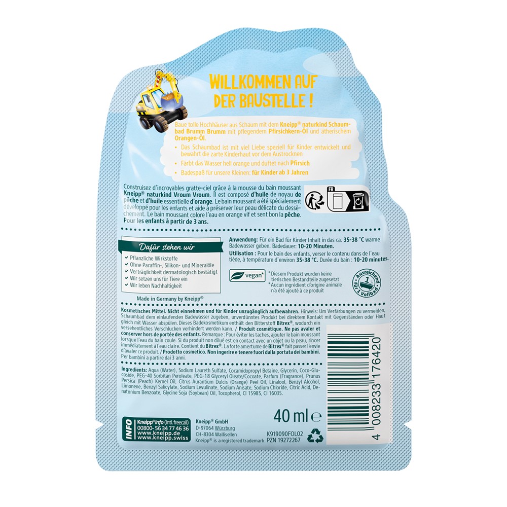 KNEIPP naturkind Brumm Brumm Schaumbad