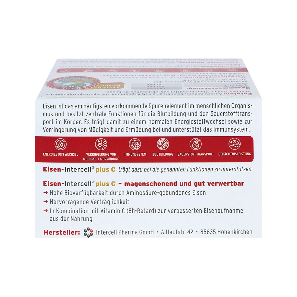 EISEN-INTERCELL plus C magensaftresistente Kapseln