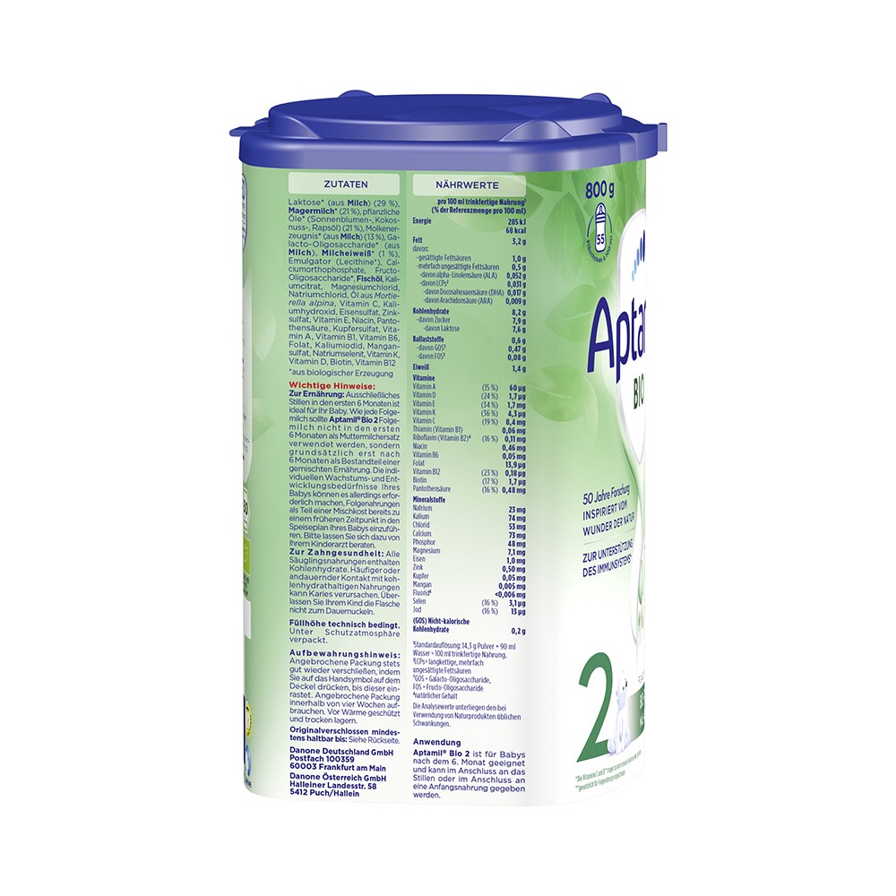APTAMIL Bio 2 Folgenahrung Pulver APTAMIL Bio 2 Folgenahrung Pulver