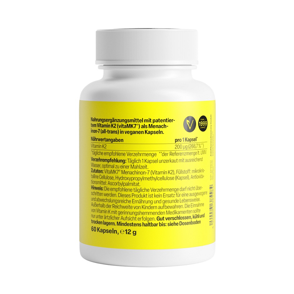 VITAMIN K2 200 µg Kapseln ZeinPharma