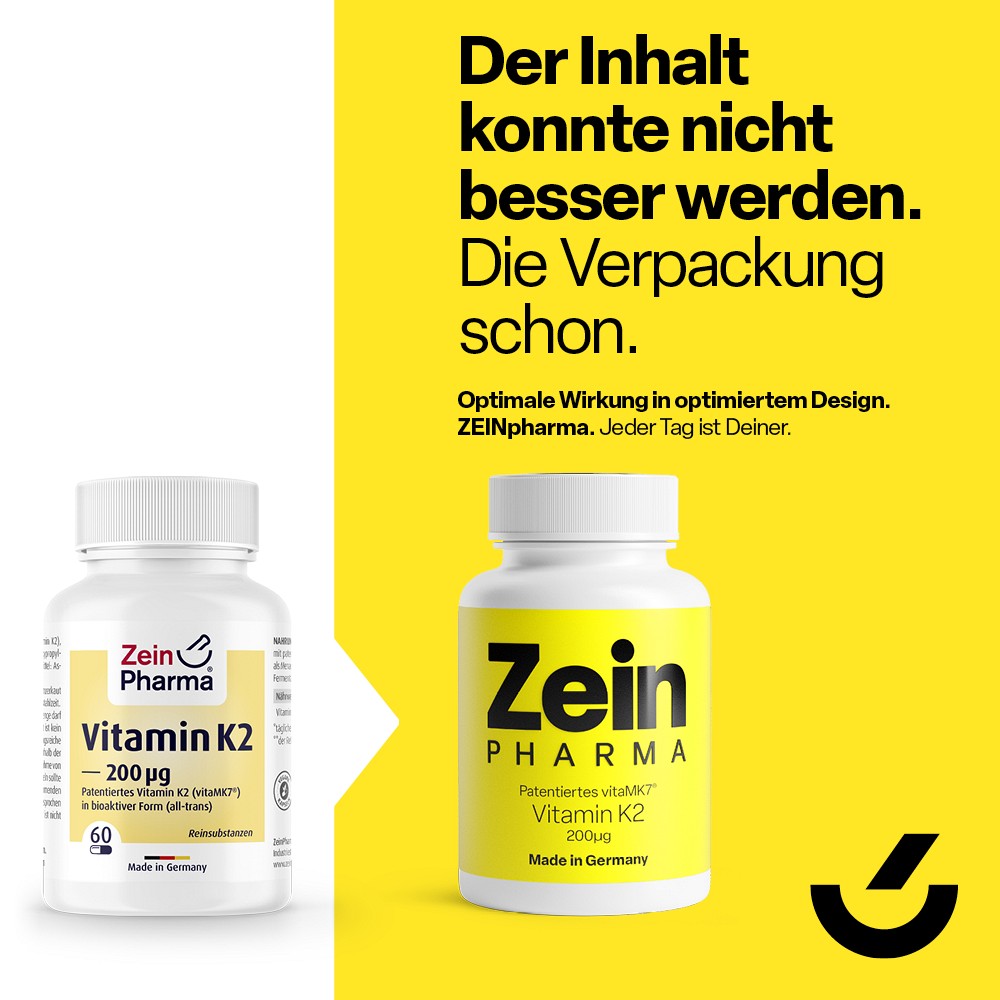 VITAMIN K2 200 µg Kapseln ZeinPharma
