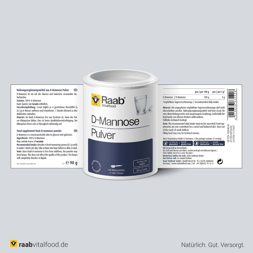 RAAB Vitalfood D-Mannose Pulver