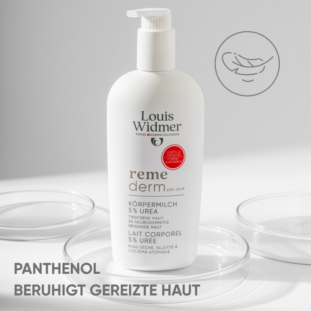 WIDMER Remederm dry Skin Körpermilch 5% Urea l.P.