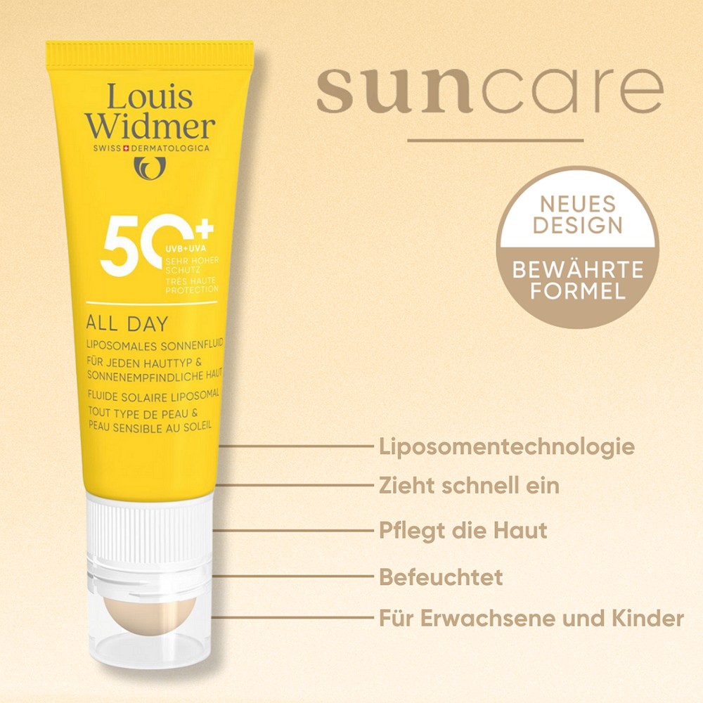 WIDMER Sun All Day UV 50+ mit Lippenpflege l.P.