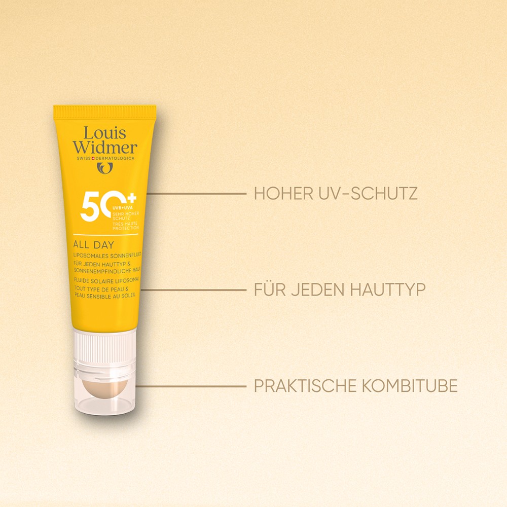 WIDMER Sun All Day UV 50+ mit Lippenpflege l.P.