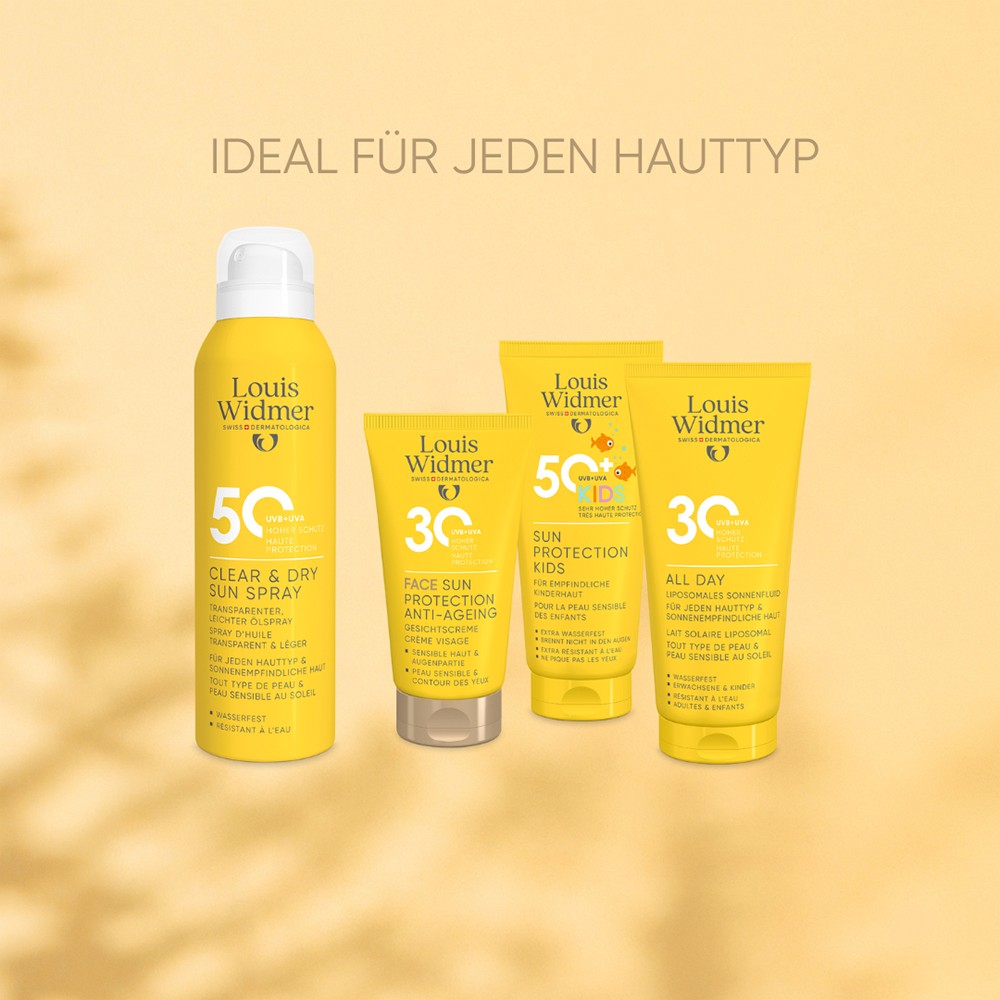 WIDMER Sun Clear & Dry Sun Spray UV 50 l.P.