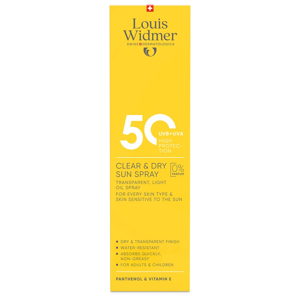 WIDMER Sun Clear & Dry Sun Spray UV 50 o.P.