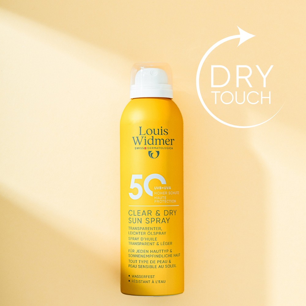 WIDMER Sun Clear & Dry Sun Spray UV 50 o.P.