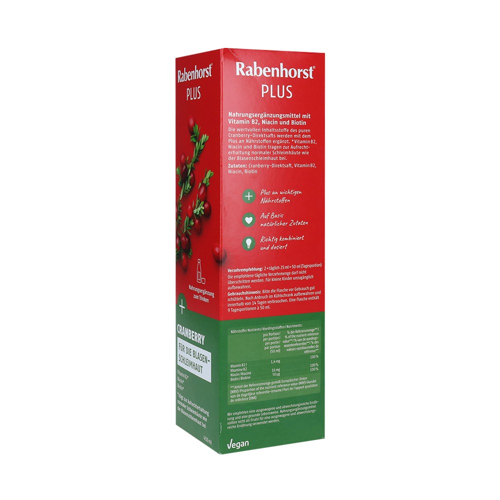 RABENHORST Cranberry Plus Saft