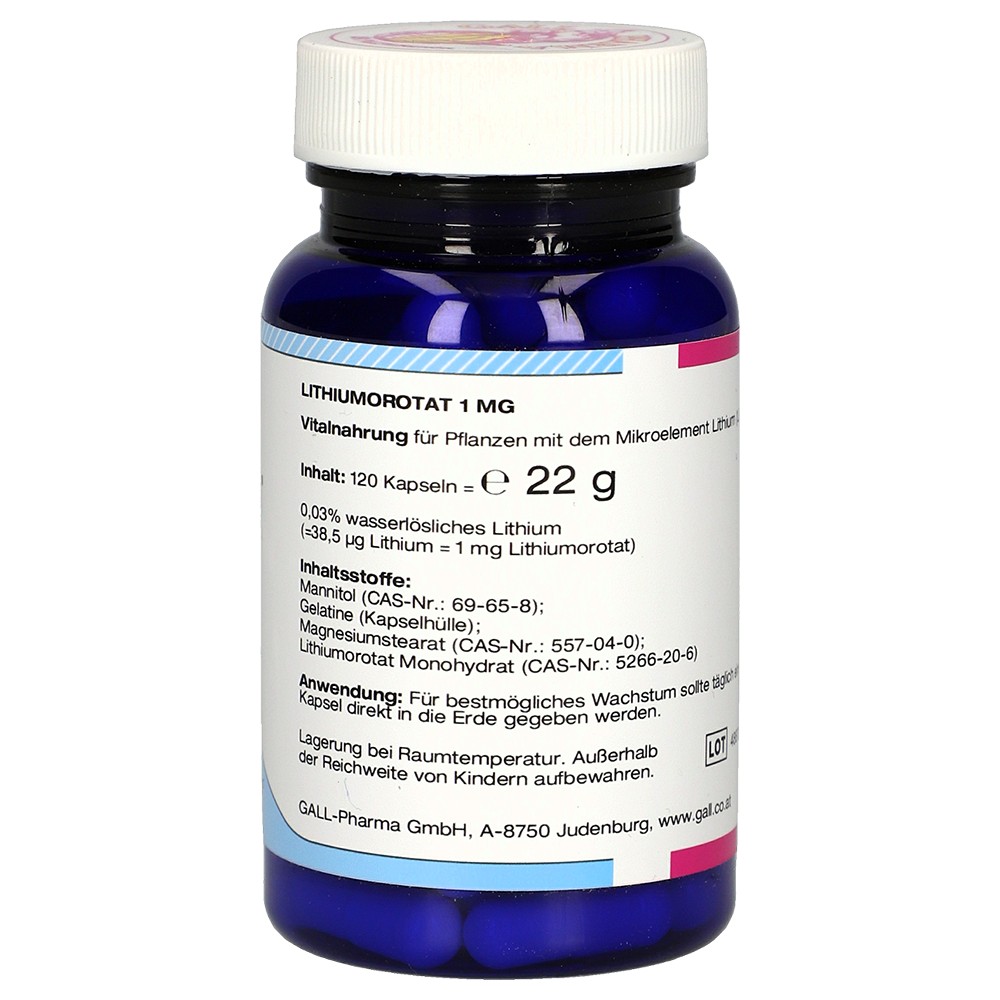 LITHIUMOROTAT 1 mg GPH Kapseln