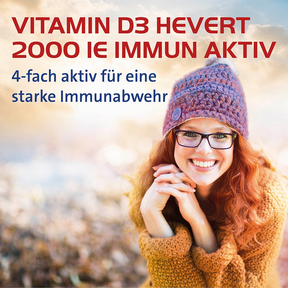 VITAMIN D3 HEVERT 2000 I.E. Immun Aktiv Kapseln VITAMIN D3 HEVERT 2000 I.E. Immun Aktiv Kapseln