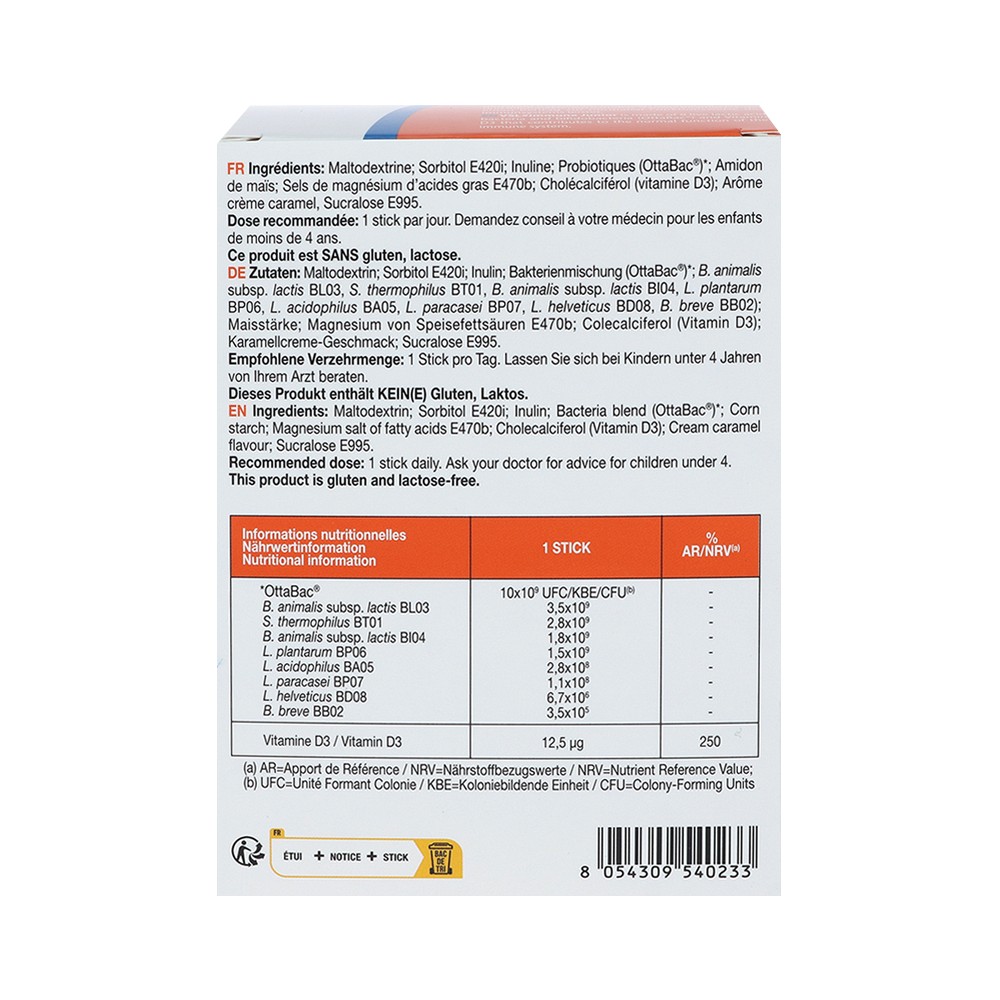 VSL Immune Junior Milchsäure+Bifidobakt.Vit.D Btl.