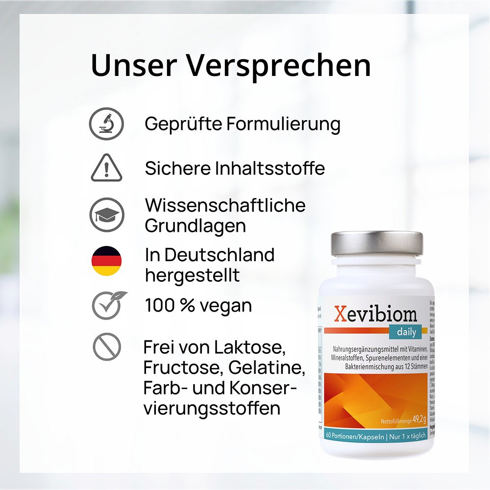 XEVIBIOM daily 12 Bakterienkultur.+21 Vitamine Kps