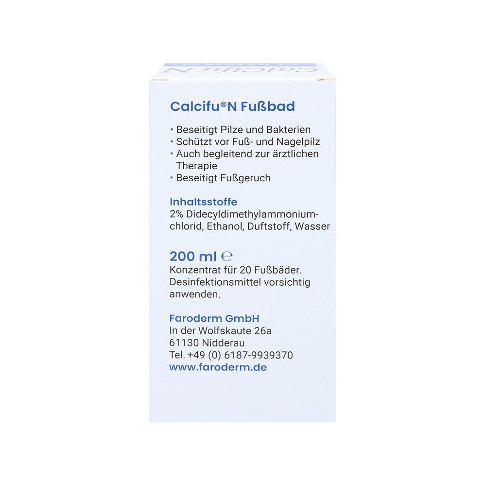 CALCIFU N desinfizierendes Fußbad