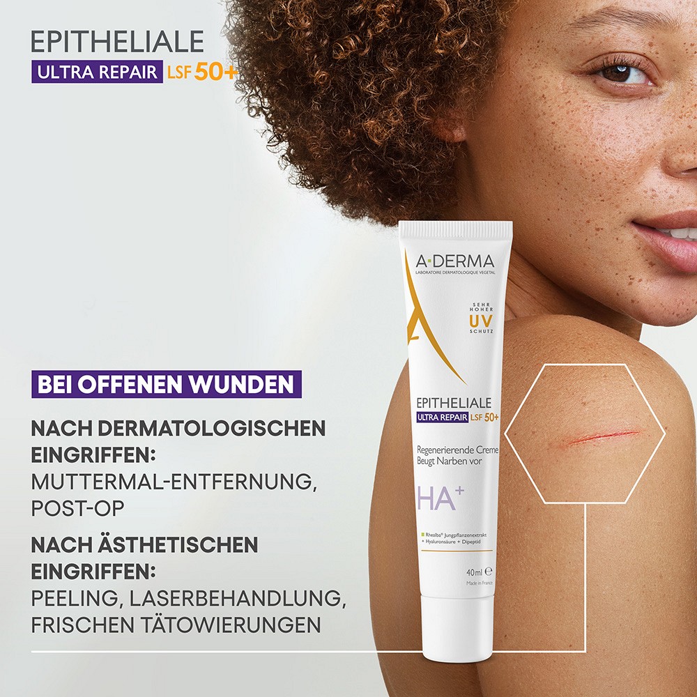A-DERMA EPITHELIALE ULTRA Repair Creme LSF 50+