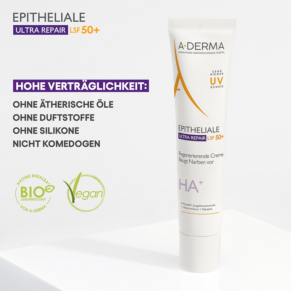 A-DERMA EPITHELIALE ULTRA Repair Creme LSF 50+