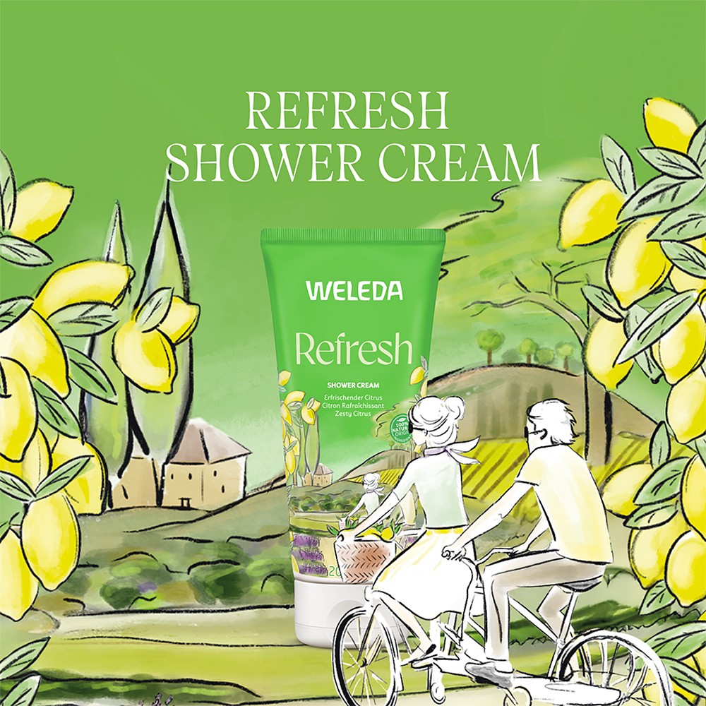 WELEDA Refresh Erfrischungsdusche Citrus