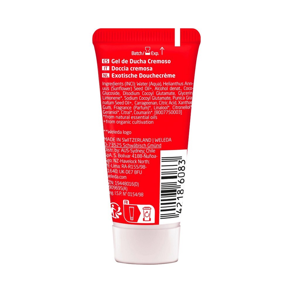 WELEDA Inspire Shower Cream Granatapfel sinnlich