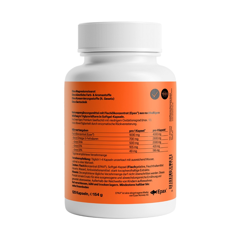 OMEGA-3 ULTRA DHA Kapseln ZeinPharma