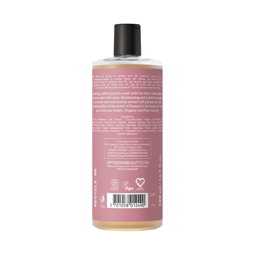 URTEKRAM Soft wild Rose Body Wash